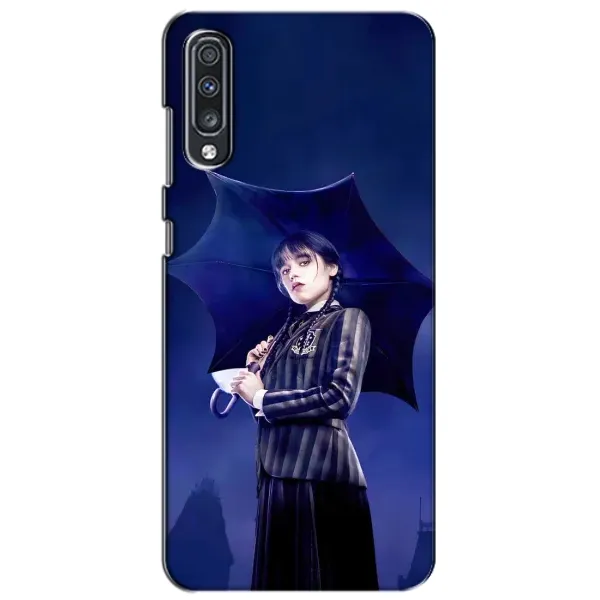 Чехол с рисунком «Уэнсдей с зонтом» для Samsung Galaxy A70 2019 (A705F) Чехол с рисунком «Уэнсдей с зонтом» для Samsung Galaxy A70 2019 (A705F)