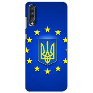 Чехол с Украинской символикой на Самсунг А70 (2019) (Украина это Европа)