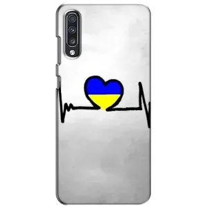 Силіконовий Чохол на Samsung Galaxy A70 2019 (A705F) (Я-Україна) (Українська кардіограма)