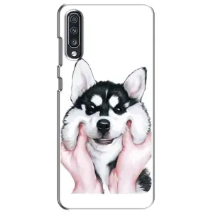 Бампер для Samsung Galaxy A70 2019 (A705F) з картинкою "Песики" (Собака Хаскі)