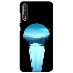 Летний Чехол на Samsung Galaxy A70 2019 (A705F) (Синий Водопад)