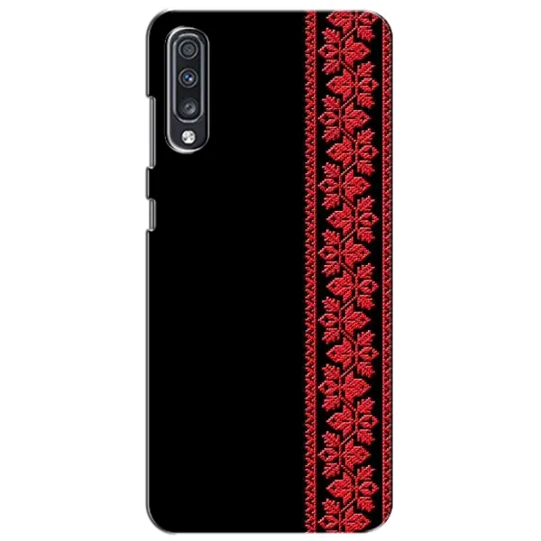 Чехол с рисунком «Вышиванка на черном» для Samsung Galaxy A70 2019 (A705F) Чехол с рисунком «Вышиванка на черном» для Samsung Galaxy A70 2019 (A705F)
