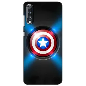Чохол с Щітом Капітана Америки на Samsung Galaxy A70 2019 (A705F) (Яскраий Щит Капітана)