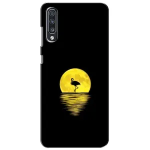 Летний Чехол на Samsung Galaxy A70 2019 (A705F) (Желтый Закат)
