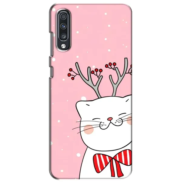 Чехол с рисунком «Зимний кот» для Samsung Galaxy A70 2019 (A705F) Чехол с рисунком «Зимний кот» для Samsung Galaxy A70 2019 (A705F)