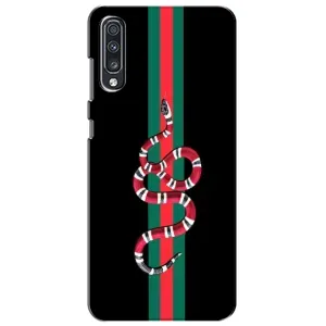 Чехлы Бренд GUCCI для Samsung Galaxy A70 2019 (A705F) (Змей Гуччи)