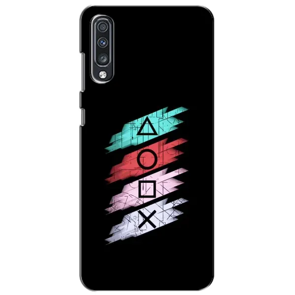 Чехол с рисунком «Значки Sony» для Samsung Galaxy A70 2019 (A705F) Чехол с рисунком «Значки Sony» для Samsung Galaxy A70 2019 (A705F)