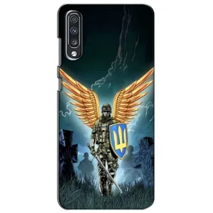 Патриотический Чехол для Samsung Galaxy A70 2019 (A705F) (ЗСУ з крильями)