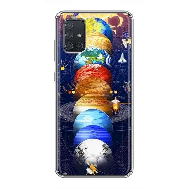 Чехол с рисунком «Арт планети» для Samsung Galaxy A71 (A715) Чехол с рисунком «Арт планети» для Samsung Galaxy A71 (A715)