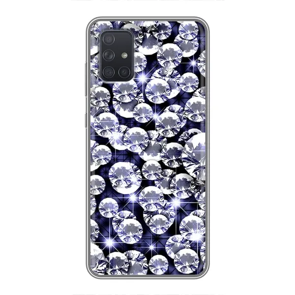 Чехол с рисунком «Бриллианты» для Samsung Galaxy A71 (A715) Чехол с рисунком «Бриллианты» для Samsung Galaxy A71 (A715)