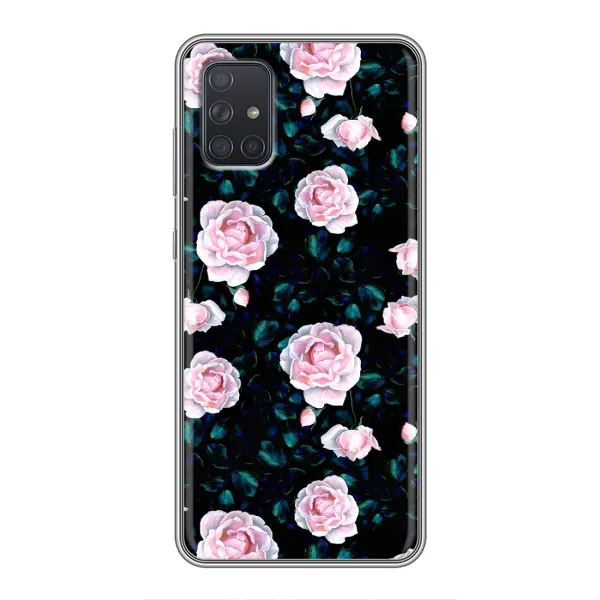 Чехол с рисунком «Чайные розы» для Samsung Galaxy A71 (A715) Чехол с рисунком «Чайные розы» для Samsung Galaxy A71 (A715)