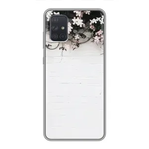 Чехлы с тематикой "ЦВЕТЫ" на Samsung Galaxy A71 (A715) (Цветы на стене)