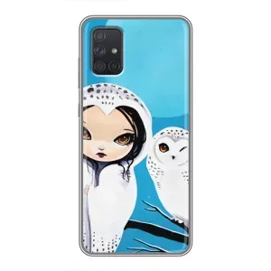 Чехлы с принтом СОВЫ для Samsung Galaxy A71 (A715) (Девочка Сова)