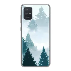 Летний Чехол на Samsung Galaxy A71 (A715) (Горный лес)