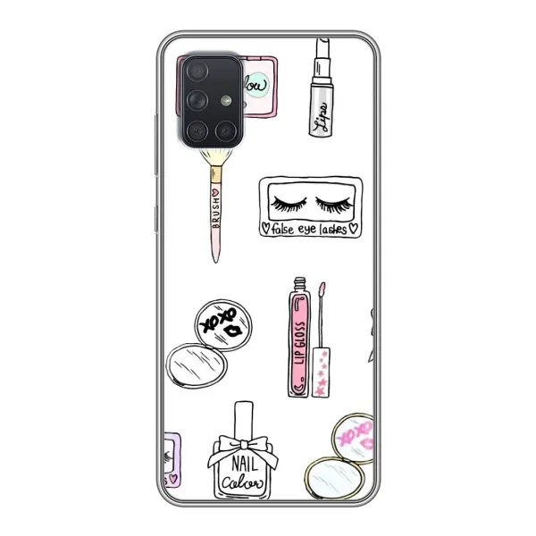 Чехол с рисунком «Косметика» для Samsung Galaxy A71 (A715) Чехол с рисунком «Косметика» для Samsung Galaxy A71 (A715)