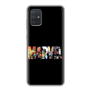 Силиконовый Чехол для Samsung Galaxy A71 (A715) (MARVEL)