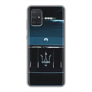 Чехлы с тематикой "Крутые машины" на Samsung Galaxy A71 (A715) (Maserati auto)