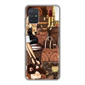 Чехол Стиль Louis Vuitton на Samsung Galaxy A71 (A715) (Мода Луи Виттон)