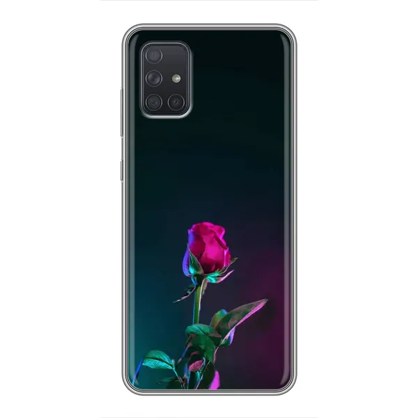 Чехол с рисунком «Ночная роза» для Samsung Galaxy A71 (A715) Чехол с рисунком «Ночная роза» для Samsung Galaxy A71 (A715)