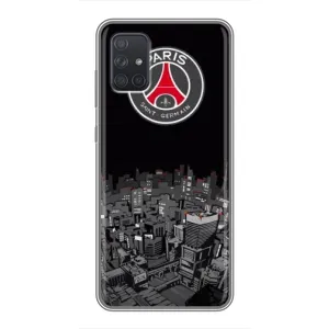 Силиконовые Чехлы принт Футбол на Samsung Galaxy A71 (A715) (PSG)
