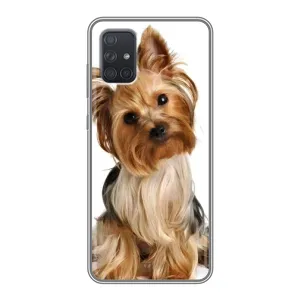 Чехол (ТПУ) Милые собачки для Samsung Galaxy A71 (A715) (Собака Терьер)