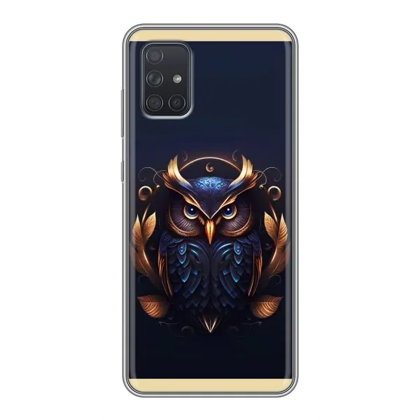 Чехол с рисунком «Стильная Сова» для Samsung Galaxy A71 (A715) Чехол с рисунком «Стильная Сова» для Samsung Galaxy A71 (A715)
