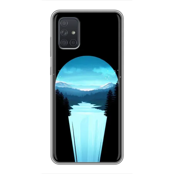 Чехол с рисунком «Синий Водопад» для Samsung Galaxy A71 (A715) Чехол с рисунком «Синий Водопад» для Samsung Galaxy A71 (A715)