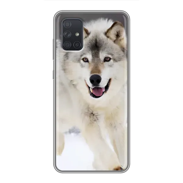 Чехол с рисунком «Волк на снегу» для Samsung Galaxy A71 (A715) Чехол с рисунком «Волк на снегу» для Samsung Galaxy A71 (A715)