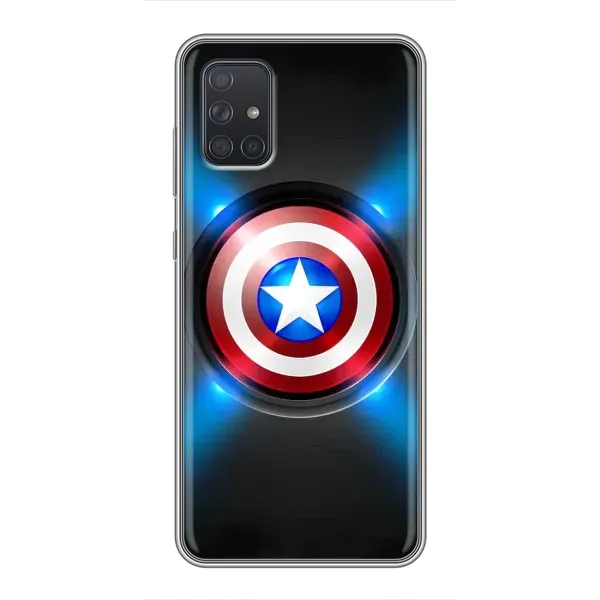 Чехол с рисунком «Яркий Щит Капитана» для Samsung Galaxy A71 (A715) Чехол с рисунком «Яркий Щит Капитана» для Samsung Galaxy A71 (A715)
