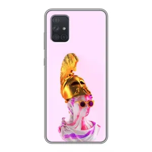 Чохол з Прикольним Принтом на Samsung Galaxy A72 (АРТ Статуя)