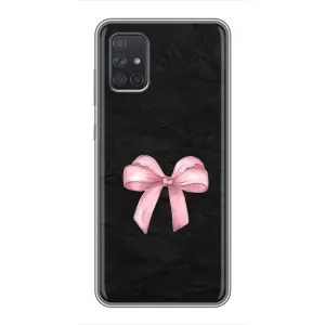 Чехол банты для Samsung Galaxy A72 (Бантик)