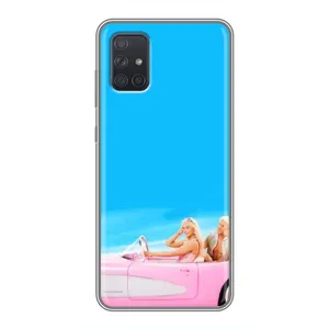 Силиконовый Чехол Барби Фильм на Samsung Galaxy A72 (Барби и Кен)
