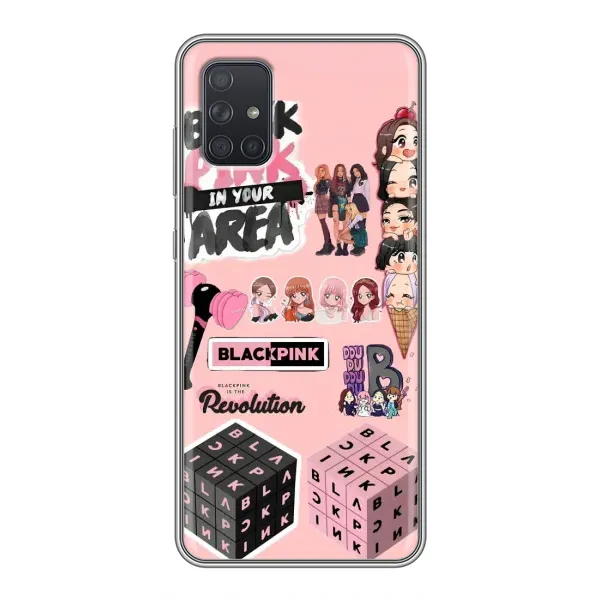 Чехол с рисунком «BLACK PINK коллаж» для Samsung Galaxy A72 Чехол с рисунком «BLACK PINK коллаж» для Samsung Galaxy A72