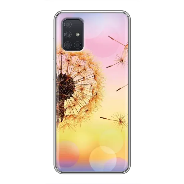 Чехол с рисунком «Цветок-одуванчик» для Samsung Galaxy A72 Чехол с рисунком «Цветок-одуванчик» для Samsung Galaxy A72
