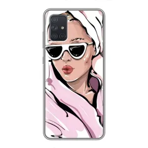 Чохол з картинкою Модні Дівчата Samsung Galaxy A72 (Дівчина в халаті)
