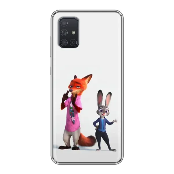 Чехол с рисунком «Джуди и Ник» для Samsung Galaxy A72 Чехол с рисунком «Джуди и Ник» для Samsung Galaxy A72