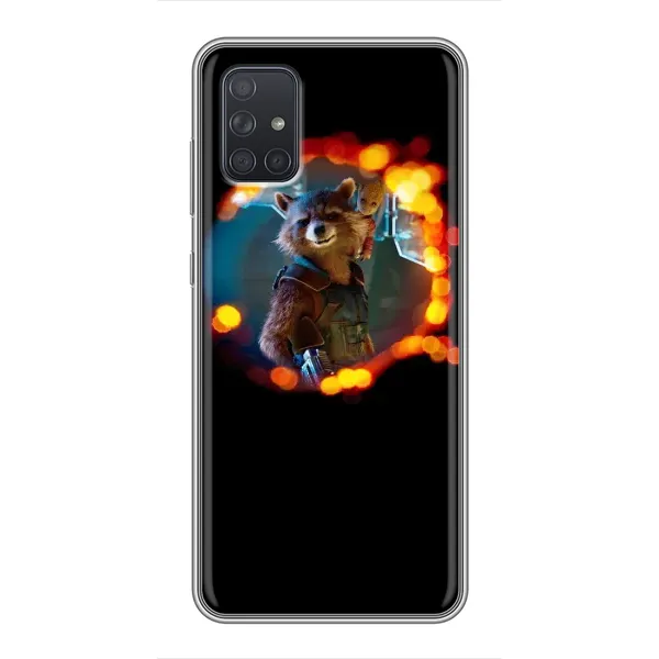 Чехол с рисунком «Енот Ракета» для Samsung Galaxy A72