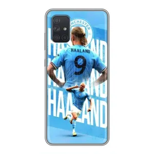 Чехлы с принтом для Samsung Galaxy A72 Футболист (Erling Haaland)
