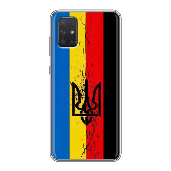 Чехол с рисунком «Флаг УПА» для Samsung Galaxy A72 Чехол с рисунком «Флаг УПА» для Samsung Galaxy A72