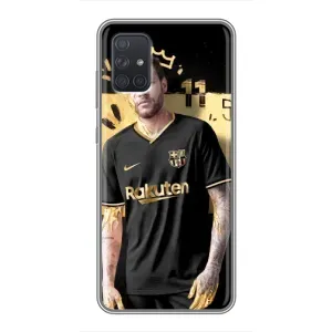Силиконовый Чехол Samsung Galaxy A72 (Gold Neymar)