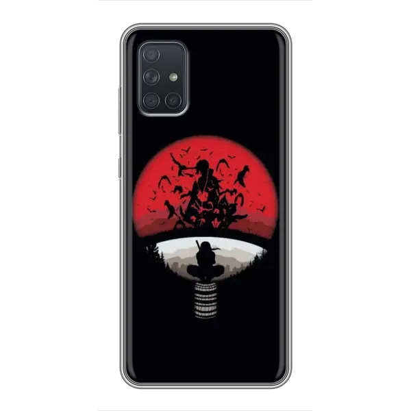 Чехол с рисунком «Итачи на черном» для Samsung Galaxy A72 Чехол с рисунком «Итачи на черном» для Samsung Galaxy A72