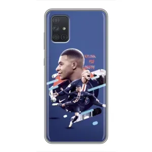 Чохол (TPU) з Футболістом на Samsung Galaxy A72 (Киліан)