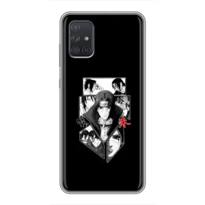 Чохли з принтом Ітачі Учіха на Samsung Galaxy A72 (Коллаж Ітачі)