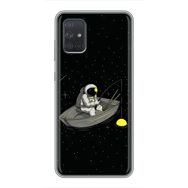 Чехол с рисунком «Космонавт на рыбалке» для Samsung Galaxy A72 Чехол с рисунком «Космонавт на рыбалке» для Samsung Galaxy A72