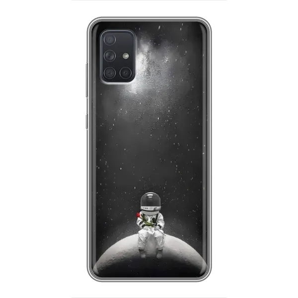 Чехол с рисунком «Космонавт романтик» для Samsung Galaxy A72 Чехол с рисунком «Космонавт романтик» для Samsung Galaxy A72