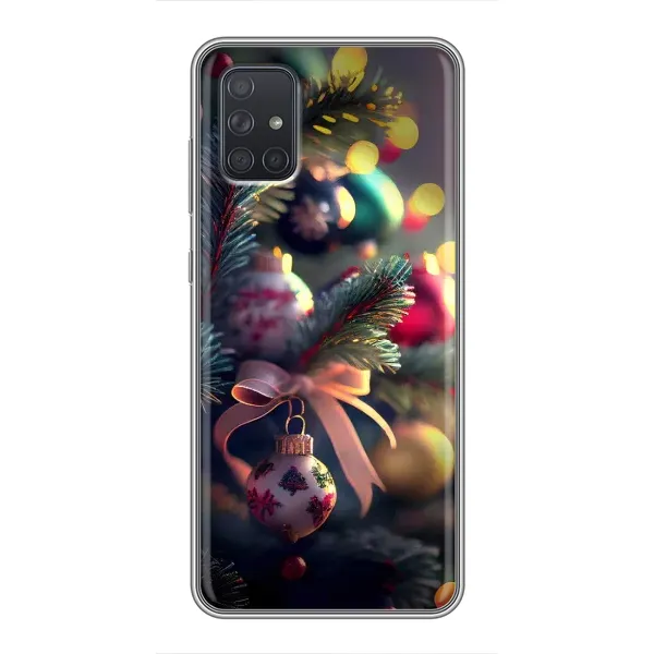 Чехол с рисунком «Красивая елочка» для Samsung Galaxy A72