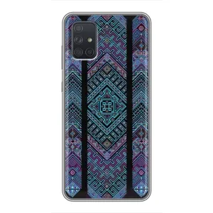 Силиконовый Чехол на Samsung Galaxy A72 (Крутой орнамент)
