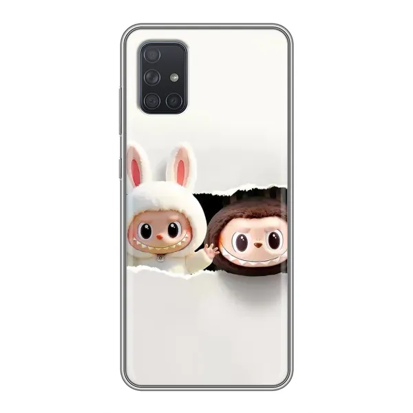 Чехол с рисунком «Фигурки Labubu» для Samsung Galaxy A72 Чехол с рисунком «Фигурки Labubu» для Samsung Galaxy A72