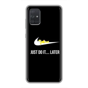 Силіконовый Чохол на Samsung Galaxy A72 з картинкою НАЙК (Later)
