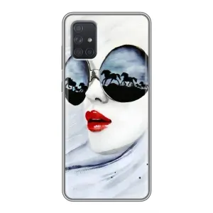Чохол з картинкою Модні Дівчата Samsung Galaxy A72 (Любителька коней)